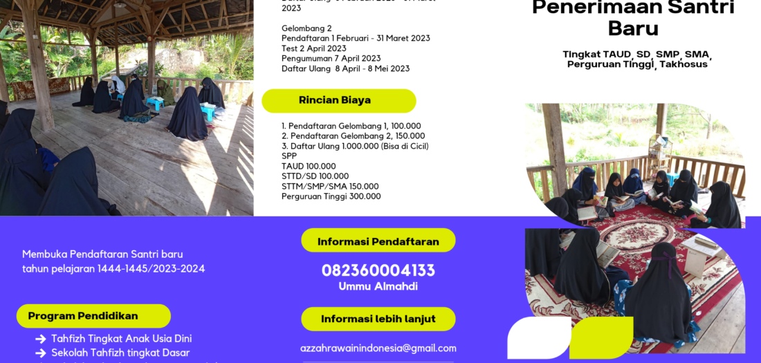 Penerimaan Santri Baru