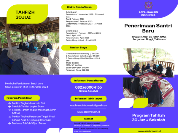 Pendaftaran Santri Baru