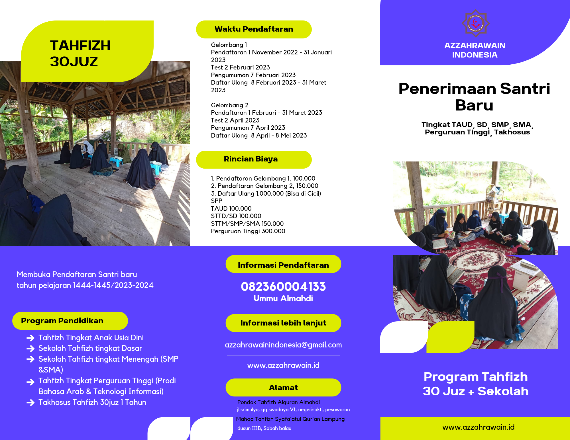 Pendaftaran Santri Baru