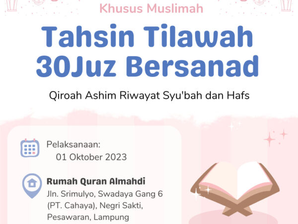 Tahsin Tilawah Bersanad Azzahrawain Indonesia