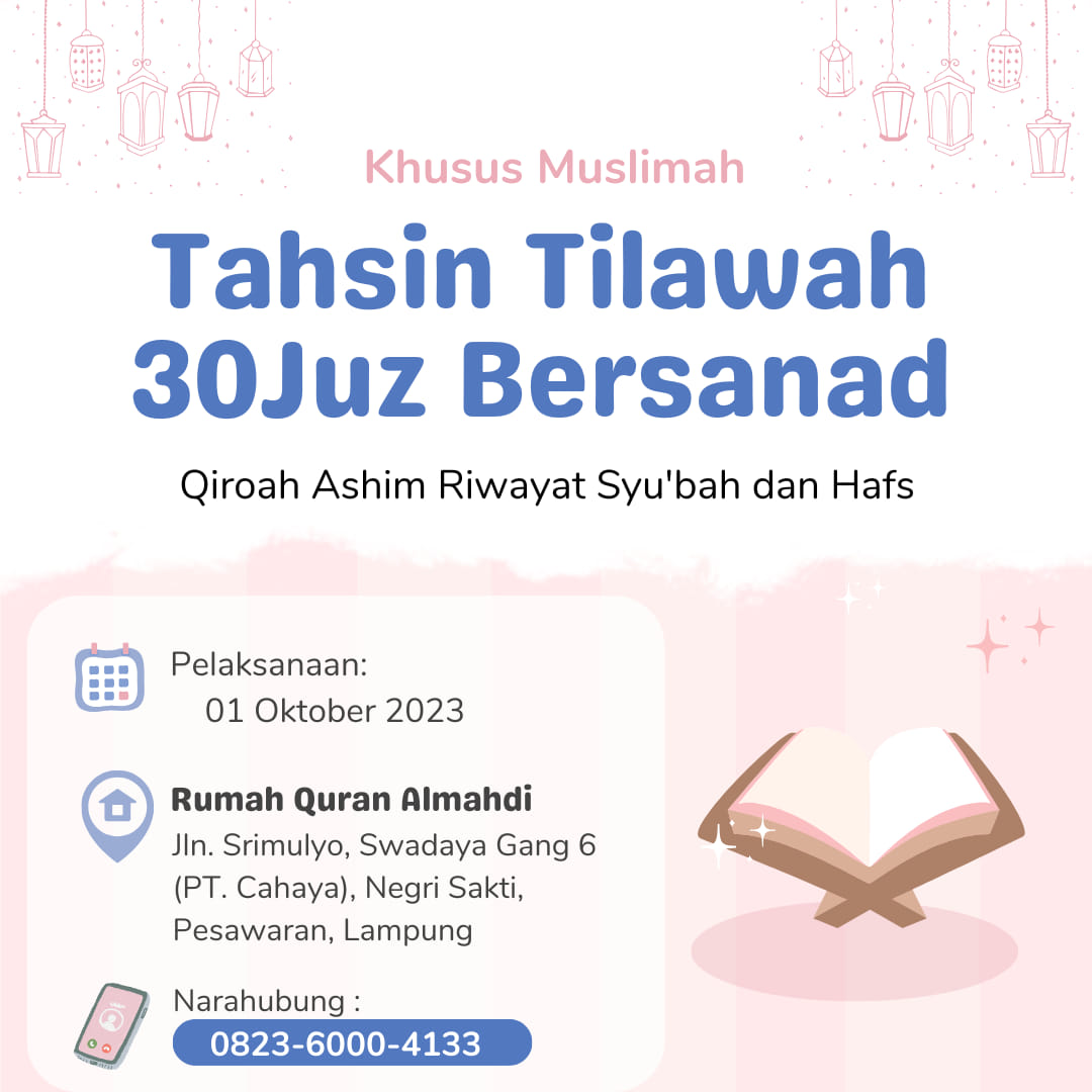Tahsin Tilawah Bersanad Azzahrawain Indonesia